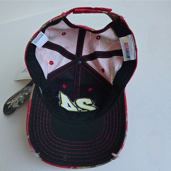 Nascar Jeff Gordon Hat #24 Red Pink Realtree Camo One Size Hendrick Racing Cap - Picture 10 of 10